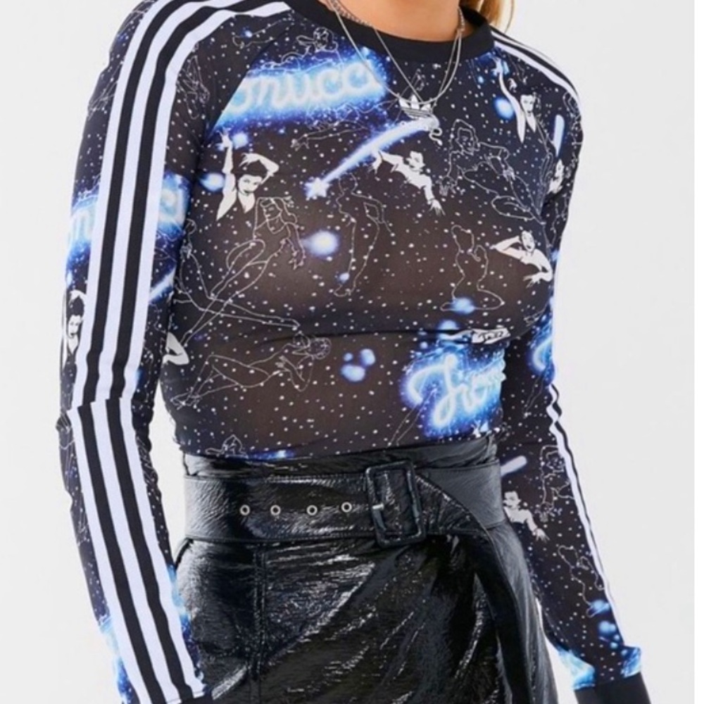 Fiorucci Adidas Collab long sleeve top XS